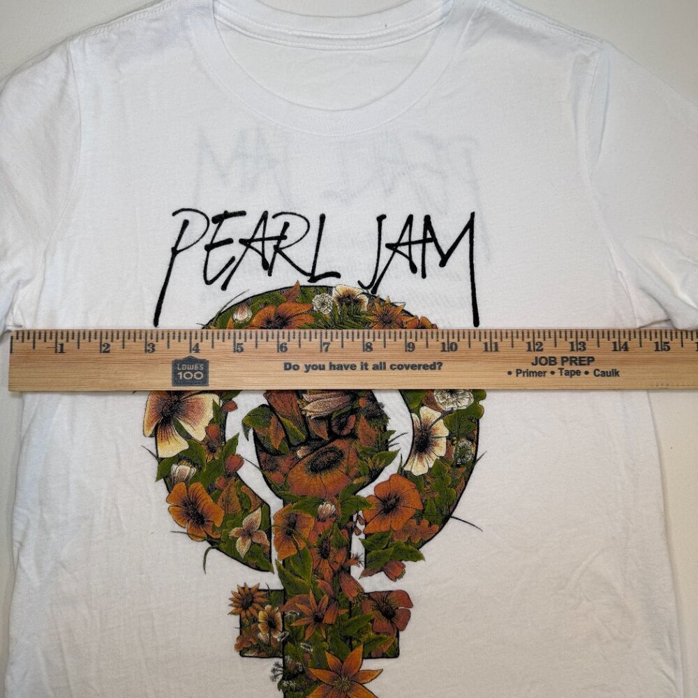 PEARL JAM 2020/2022 Band Concert T-Shirt Feminist White XS - Picture 9 of 11